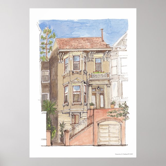 Póster Victorian house (Frente)