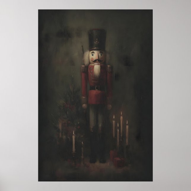 Póster Victorian Nutcracker With Candlelight, Gothic (Frente)
