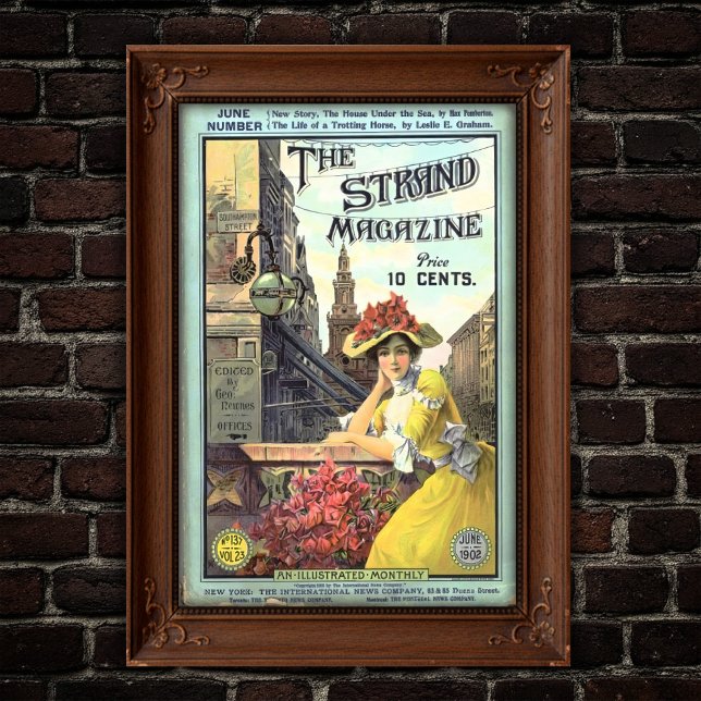 Póster Victorian Strand Magazine Cover Illustration (Subido por el creador)