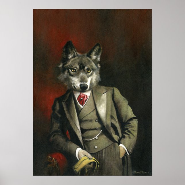 Póster Victoriano Sr. Wolf Poster (Frente)
