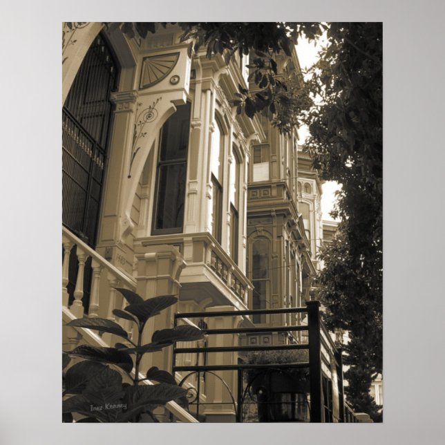 Póster Victorianos en Sepia 3 (Frente)