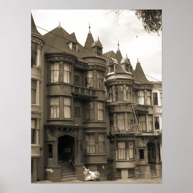 Póster Victorianos en Sepia #4 (Frente)