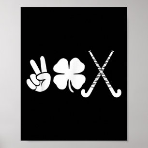 Póster Victory Shamrock Field Hockey - Jugadora de Hockey
