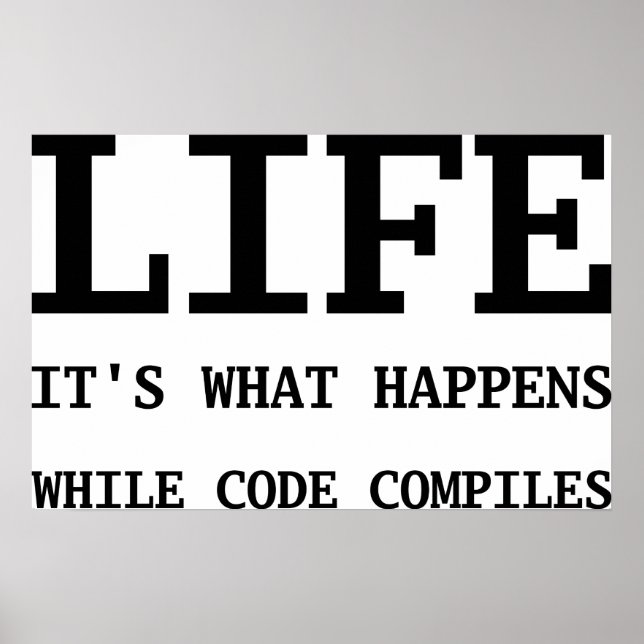 Póster Vida (Frente)