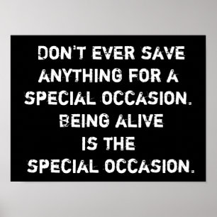 Póster Vida a una ocasión especial - PosterPrint