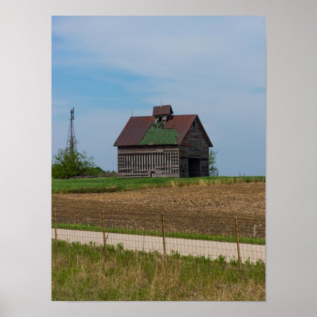 Póster Vida agrícola en Illinois (Frente)