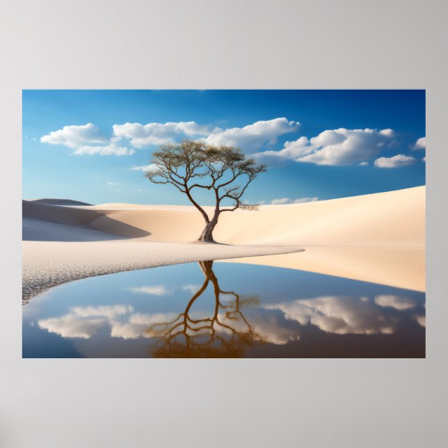 Póster Vida arbolada y naturaleza tranquila (Frente)