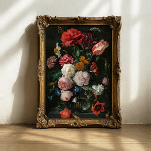 Póster Vida con flores   Jan Davidsz de Heem