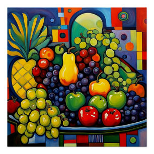 Póster Vida con fruta 11