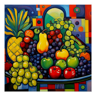 Póster Vida con fruta 11