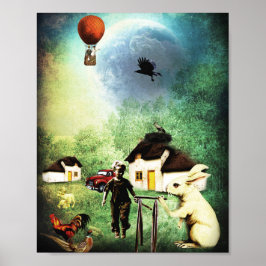 Póster Vida de aldea en un universo paralelo