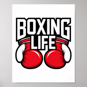 Póster Vida De Boxeo Para Boxeadores Profesionales Amateu