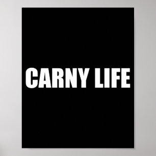 Póster Vida de Carnaval - Frase Divertida Humor Sarcástic