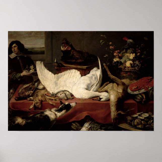 Póster Vida de caza y mariscos (Frente)