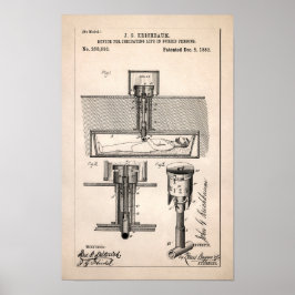 Póster Vida de cosecha en el Poster Coffin 1882