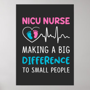 Póster Vida de enfermería   Nicu Nurse