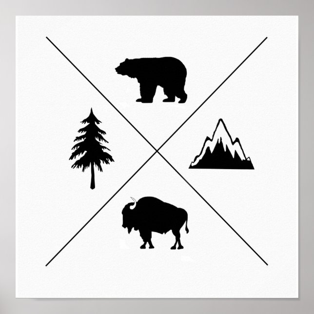 Póster Vida de montaña (Frente)