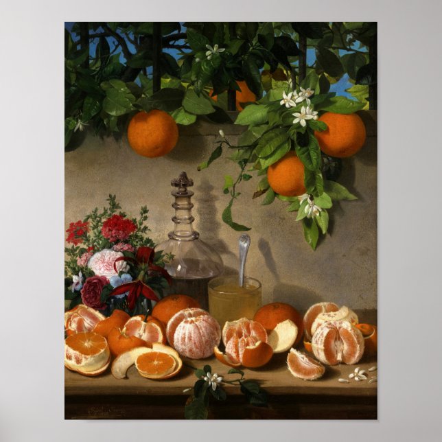Póster Vida de Naranjas por Rafael Romero Barros (Frente)
