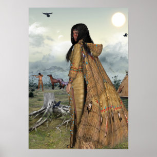 Póster Vida de nativo americano