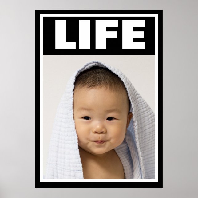 PÓSTER VIDA DE NIÑOS ASIÁTICOS FELIZ PARA LA VIDA (Frente)