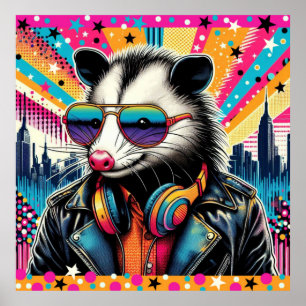 PÓSTER VIDA DE OPOSSUM EN LA CIUDAD 4