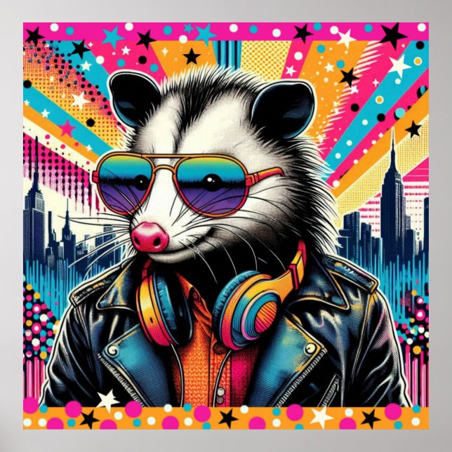 PÓSTER VIDA DE OPOSSUM EN LA CIUDAD 4 (Frente)