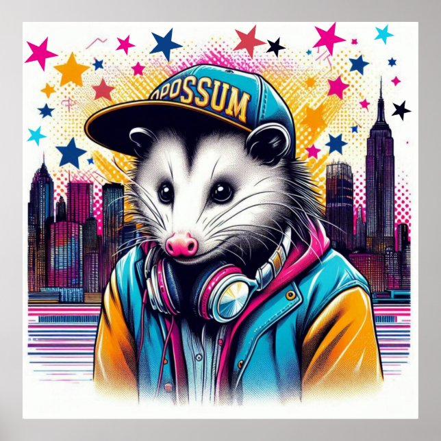 PÓSTER VIDA DE OPOSSUM EN LA CIUDAD 7 (Frente)