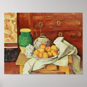 Póster Vida de Paul Cezanne el   aún con un pecho de
