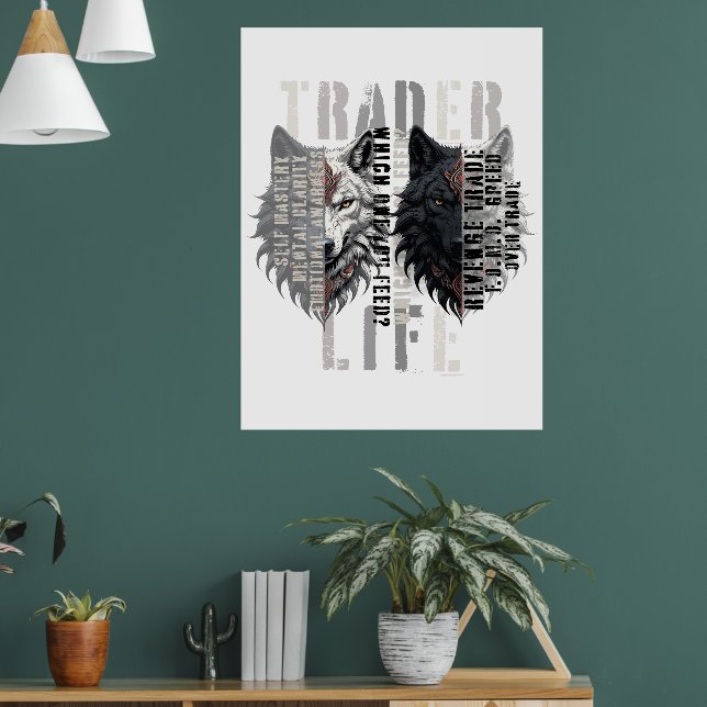 Póster Vida de trader | Lobo | Ambos lados (Salón 1)