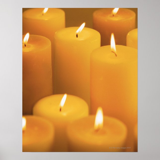 Póster Vida de velas encendidas (Frente)