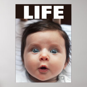 PÓSTER VIDA DEL BEBÉ INFANTIL AZUL PROVIDO