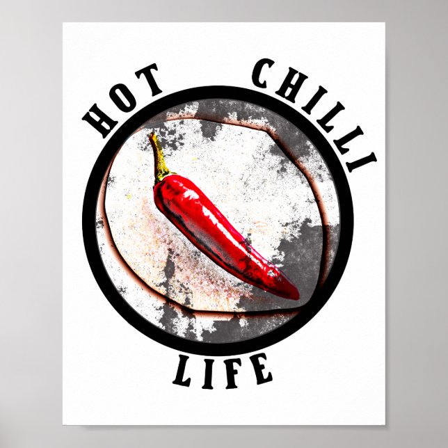 Póster Vida del chile caliente (Frente)