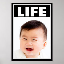 PÓSTER VIDA DEL NIÑO PEQUEÑO SONRIENTE PRO-VIDA