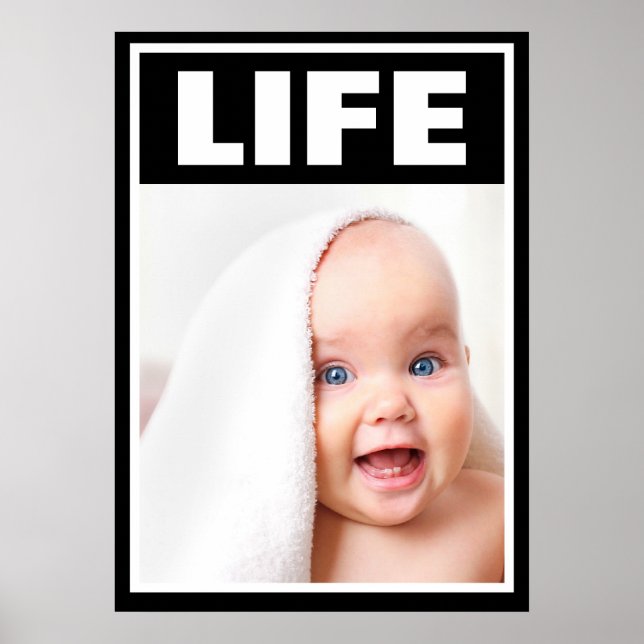 PÓSTER VIDA DEL NIÑO PEQUEÑO SONRIENTE PRO-VIDA (Frente)