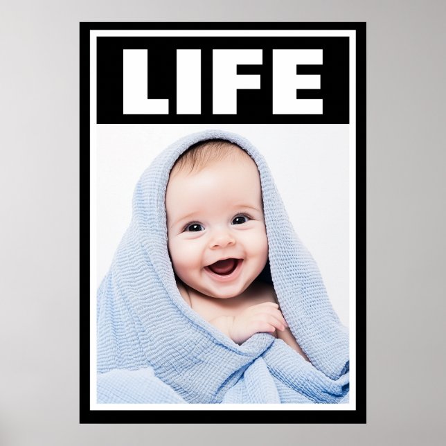 PÓSTER VIDA DEL NIÑO PEQUEÑO SONRIENTE PRO-VIDA (Frente)