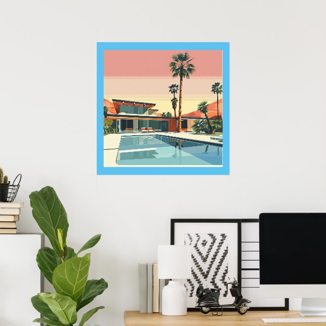 PÓSTER VIDA EN EL DESIERTO # 7 (Oficina en casa)