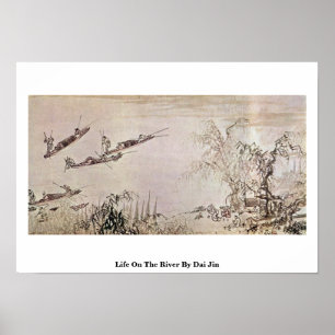 Póster Vida en el río de Dai Jin