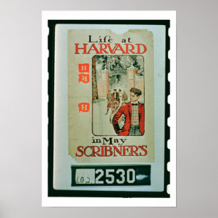 Póster "Vida en Harvard", publicidad de poster que el