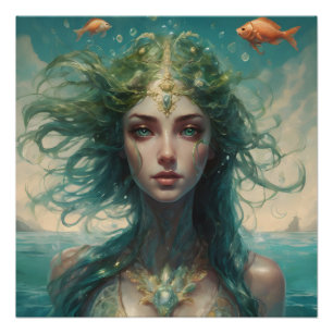 Póster Vida en un bol de peces no 13