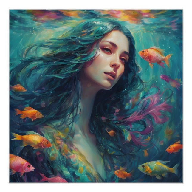 Póster Vida en un bol de peces no 16 (Anverso)