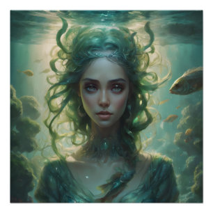 Póster Vida en un bol de peces no 25