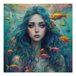 Póster Vida en un bol de peces no 9