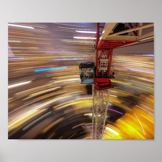 Póster Vida en una grúa de torre (Frente)