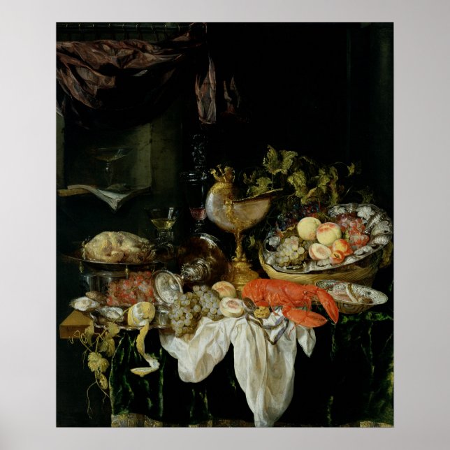 Póster Vida fija con fruta (Frente)