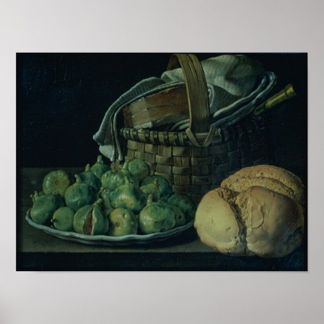 Póster Vida fija con higos, 1746 (Frente)