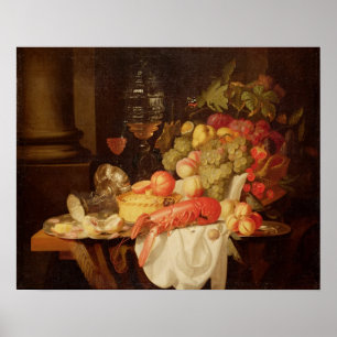 Póster Vida fija con langosta