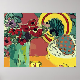 Póster Vida fija con piña