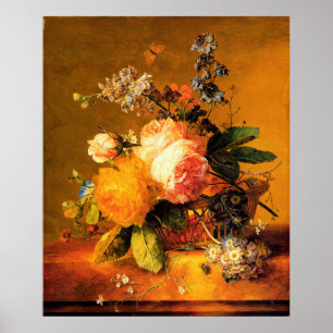 Póster Vida floral de Huysum aún