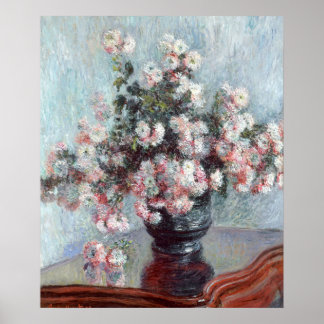 Póster vida floral impresionista colorida
