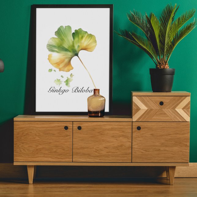 Póster Vida herbal: personalizable Ginkgo Biloba (Subido por el creador)